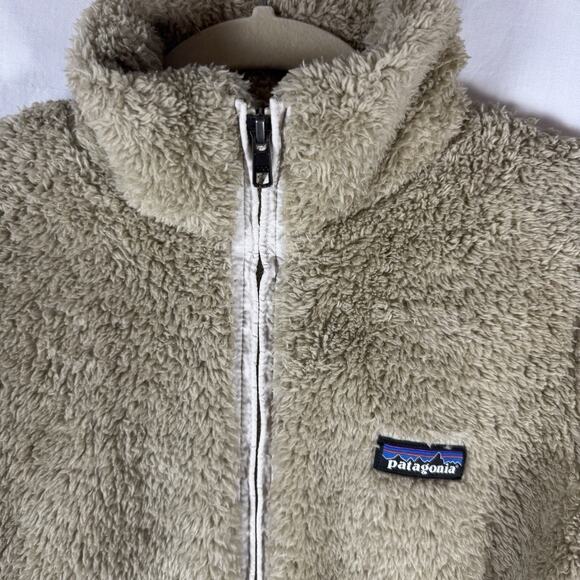 Patagonia Los Gatos Fleece Jacket XS Beige/Khaki High Pile Full Zip Outdoor - Picture 9 of 12